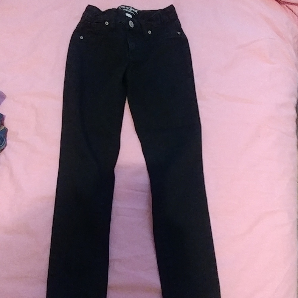 Black super skinny jeans